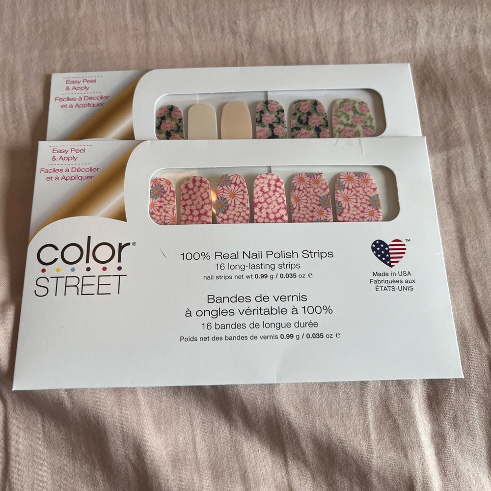 Color Street-2 NIB floral sets. Floral Fantasia and Rose Oath